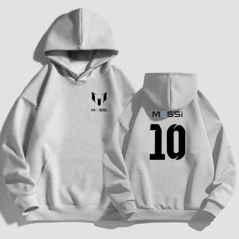 Streetwear Brand Hoodies - Mess-i Futbol Lüks Marka Grafik Erkek